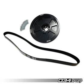 034motorsport 034-145-z045 034 3.0 Tfsi Supercharger 179mm Crank Pulley Upgrade B8/b8.5 Audi S4/s5/q5/sq5