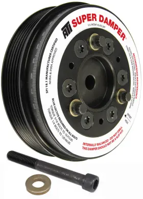 Ati917993 Ati Performance Products For Damper - 5.74in Alum 6 Grv Mini Cooper S 1.6l 2 Percent Od