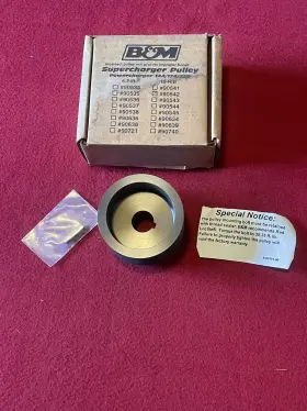 10-rib B&m 3.00 Nos Weiand 142 144 177 / 162 174 Supercharger Pulley