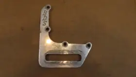 4120 Bds Polished Billet Aluminum Idler Bracket # Blower Drive Services