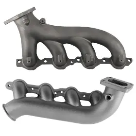O3pv2i Bfo 2 Set Cast Iron Turbo Exhaust Manifold Lh Rh For Chevy Silverado 4.8 6.0 V8