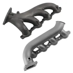 Ykfv46 Bfo Exhaust Turbo Manifold Cast Iron For Gmc Sierra Chevy Silverado 4.8/5.3/5.7l
