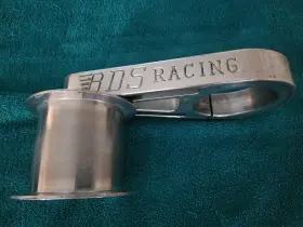 In-9190 Blower Drive Service Billet Aluminum Polished Idler Arm Bracket And Pulley