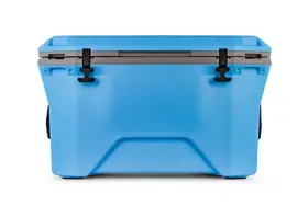 51712 Camco Currituck Cyan Blue And Gray 30 Quart Cooler Rugged Exterior Made For