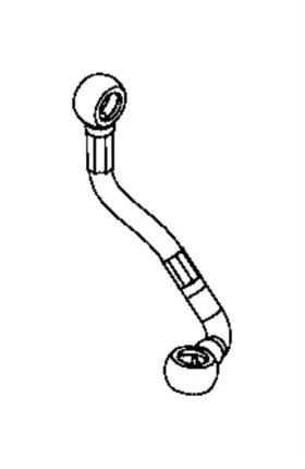 68005449aa Dodge Truck 321.ch8708 2008 Ram Oem Mopar Turbo Upper Water Line 197564