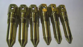 7110a Enderle 6pc Brass Hat Top Nozzle Bodies Injector Blower Dragster Drag Boat