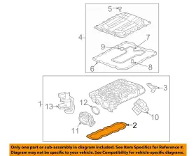 12623104 Gm Oem 15-16 Corvette Supercharger Components-supercharger Gasket Set