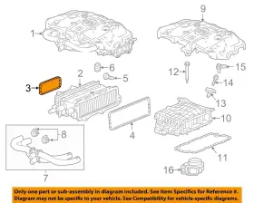 12659280 Gm Oem 16-23 Ct5 Ct6 Cooling Intercooler-intercooler Gasket