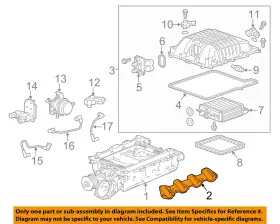 19180613 Gm Oem 09-15 Camaro Supercharger Components-supercharger Gasket Set