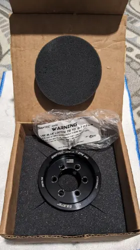 Vt3375b3z8 Griptech 3.375 Inch 8 Rib Zpe Griptec 2pc Vortech Ysi/jt/v3 L3 Black Pulley Only