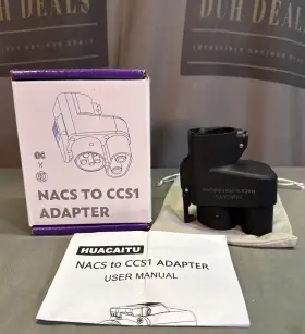 Ccs1 Huacaitu Zl-t&ccs1 Nacs 2 Supercharger Adapter 4 Ford Rivian Gm Volvo Polestar Ev Read Desc