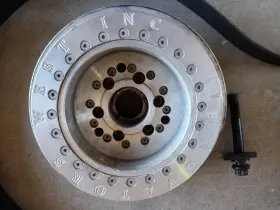 827sd Innovators West 07-14 Shelby Gt500 Iwi Large Blower Pulley 15% Gates Belt And Metco Idler