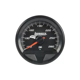 Lon52-46744 Longacre Waterproof Smi Water Temp Gauge 100-280f 52-46744
