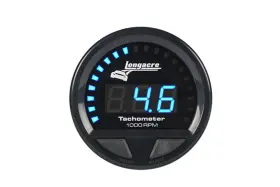 Lon52-46863 Longacre Waterproof Led Tach 2-5/8in 52-46863