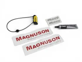 89-90-00-000 Magnuson Supercharger Premium Fuel Decals Obd Port Cover - Removed From Kit