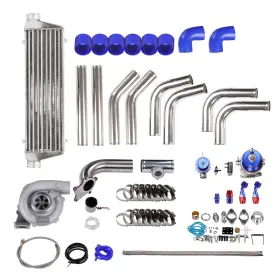 2qvieh Maxpeedingrods Universal T3/t4 T04e Turbo Intercooler Wastegate Bov Adapter Kit Up To 400hp