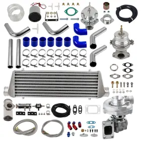 4kdpvl Maxpeedingrods 10pcs T3/t4 T3 T4 T04e Universal Turbocharger Kit Intercooler Piping Oil Line
