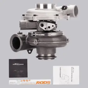 52jqnd Maxpeedingrods Upgraded Billet Turbo For Ford F350 F250 6.0l Powerstroke Truck 2005-2007