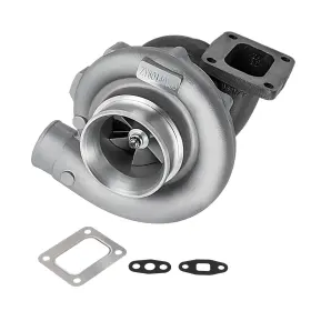 759jxf Maxpeedingrods T76 Turbo Charger Universal Turbocharger T4 .96 / 0.8 A/r 500hp For V6 V8 Cars