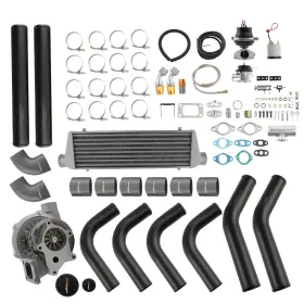 9thwgx Maxpeedingrods 9 Pcs Universal T3/t4 T04e Turbo Intercooler Bov Adapter Kit Up To 400hp