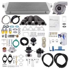 Ai4m36 Maxpeedingrods 400bhp T3/t4 Turbo Manifold Kit For Honda Civic Crx Del Sol D Series D15 D16