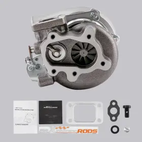Gt2871 Maxpeedingrods C5woix Billet Turbocharger A/r 0.6 / 0.64 Up To 350 Bhp Universal Turbo