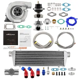 Zsy3w9 Maxpeedingrods Universal T3/t4 T04e Turbo Intercooler Wastegate Bov Adapter Kit Up To 400hp