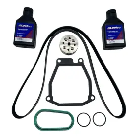 11610020836 Mini Cooper S Supercharger Oil Change Service Kit With 15% Pulley R52 R53 Mcs