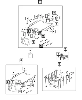 68381175aa Mopar Genuine Supercharger Fastener Kit