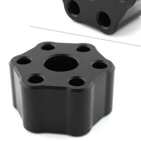Newyoutube 423987242179 Black Solid Supercharger Coupler Isolator For Jaguar Land Rover 3.0l 2013-17