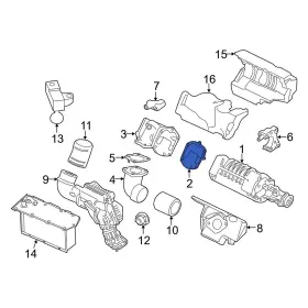 144653ky1b Nissan Oe For Pathfinder 2014 Supercharger Gasket