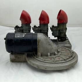 Oberhausen Engineering Corporation 05182601 1950s Dragster Electric Supercharger 3 Ford 94 Carburetor Stack Carb