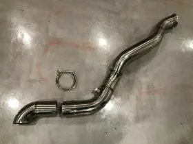Bovsilver11132 Oem-quality Stainless Pipe For Chevy T4 Turbo Kit 99-13 4.8 5.3 6.0 6.2 Vortec Ls 3 Inch V-band