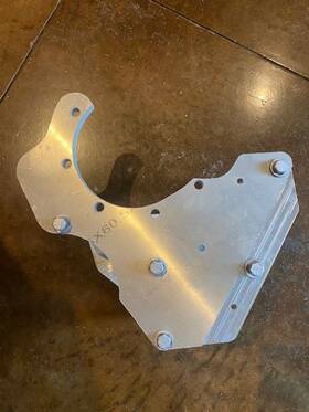 Powerdyne 9505v643v 1995 2005 Chevy S10 Gmc Jimmy V6 4.3l Vortech Pattern Supercharger Bracket