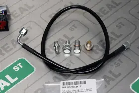01012064.bk.18 Powerhouse Racing Phr Turbo Oil Feed Kit -4 An Black Line 1/8 Inch Npt For 2jzgte T4 Tubular Manifold
