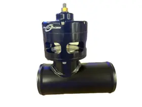 Aigq1i-001 Procharger In Stock 3 Inch Straight Air Tube With Race Valve Mounting Flange - 7 Long