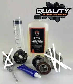 Qs427 Quality Superchargers Genuine Oem Supercharger Rebuild Repair Kit Jaguar Land Rover Range 5.0 47mm