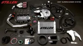 407770 Stillen For 370z Z34 Supercharger Tuned System Satin 09-11 Nissan