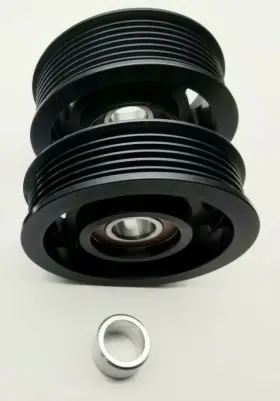 1132020419a Ultimatepd.com Mercedes E55 Cls55 Sl55 G55 Amg 1132020419 M113k Blk Double Idler Pulleys