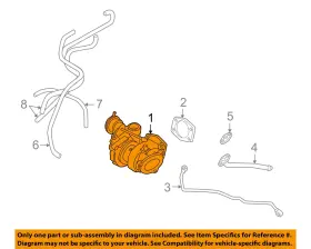 8601692 Volvo Used Turbocharger Fits 2001 70 Series Sdn Fwd Id Grade A