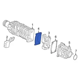 31459808 Volvo Oe For S60 2015-2022 Supercharger Gasket