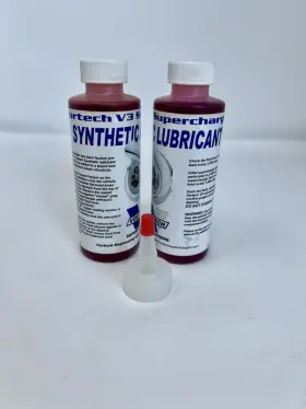 4588 Vortech V3 Supercharger Synthetic Lubricant - 2 Bottles With Filler Cap