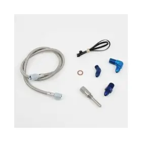 8l101-002 Vortech Oil Feed Assembly Braided Stainless Hose With Hardware Ford Mustang Kit