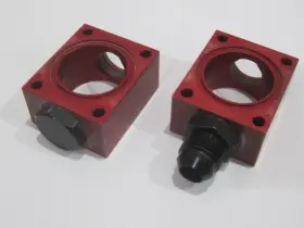 29001 Waterman Racing Components Wrc 2pc Manifold Blocks 8an Blower Dragster Funny Car