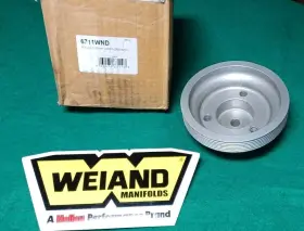 6711wnd Weiand Small Block Chevy 142 144 177 Supercharger 6-rib Crank Pulley