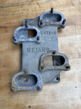 W471-4 Weiand W4714 Vintage 4-71 Blower Top 4 Carb Scta Blown Supercharger