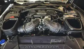 50-70022 Whipple Superchargers In Stock Crusher Ford Mustang Gt/dh 24 Cold Air Box Kit With Blue Filters