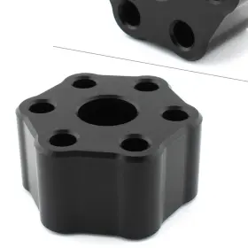 Yfoutlet 223000209482 Black Solid Supercharger Coupler Isolator For Jaguar Land Rover 3.0l 2013-17