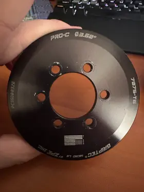 Pc360bb3z6 Zpe Griptec Used 3.6 Inch 6 Rib Procharger Supercharger Pulley