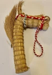 Rare Antique/vtg Shinobi-goma Japanese Folk Toy Secret Stealth Horse Straw Rice Used. Price: $25.00.